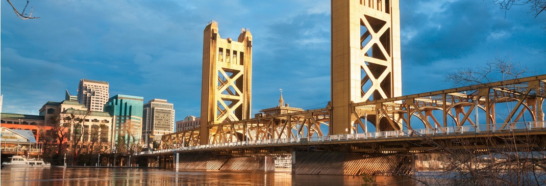 Brücke in Kalilfornien, USA.